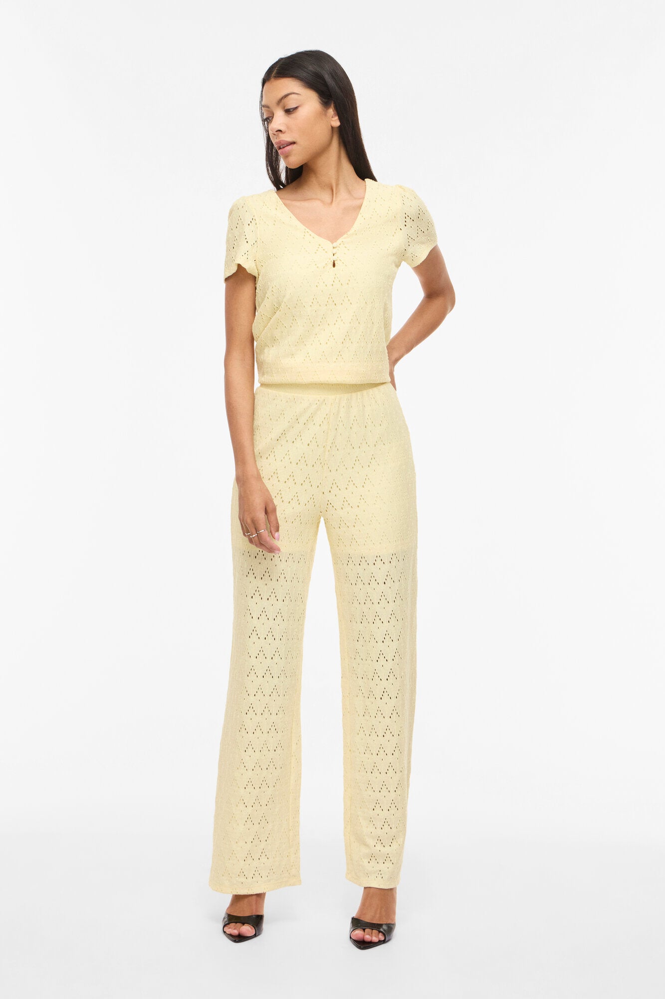 Viamalina bukser - Pastel Yellow